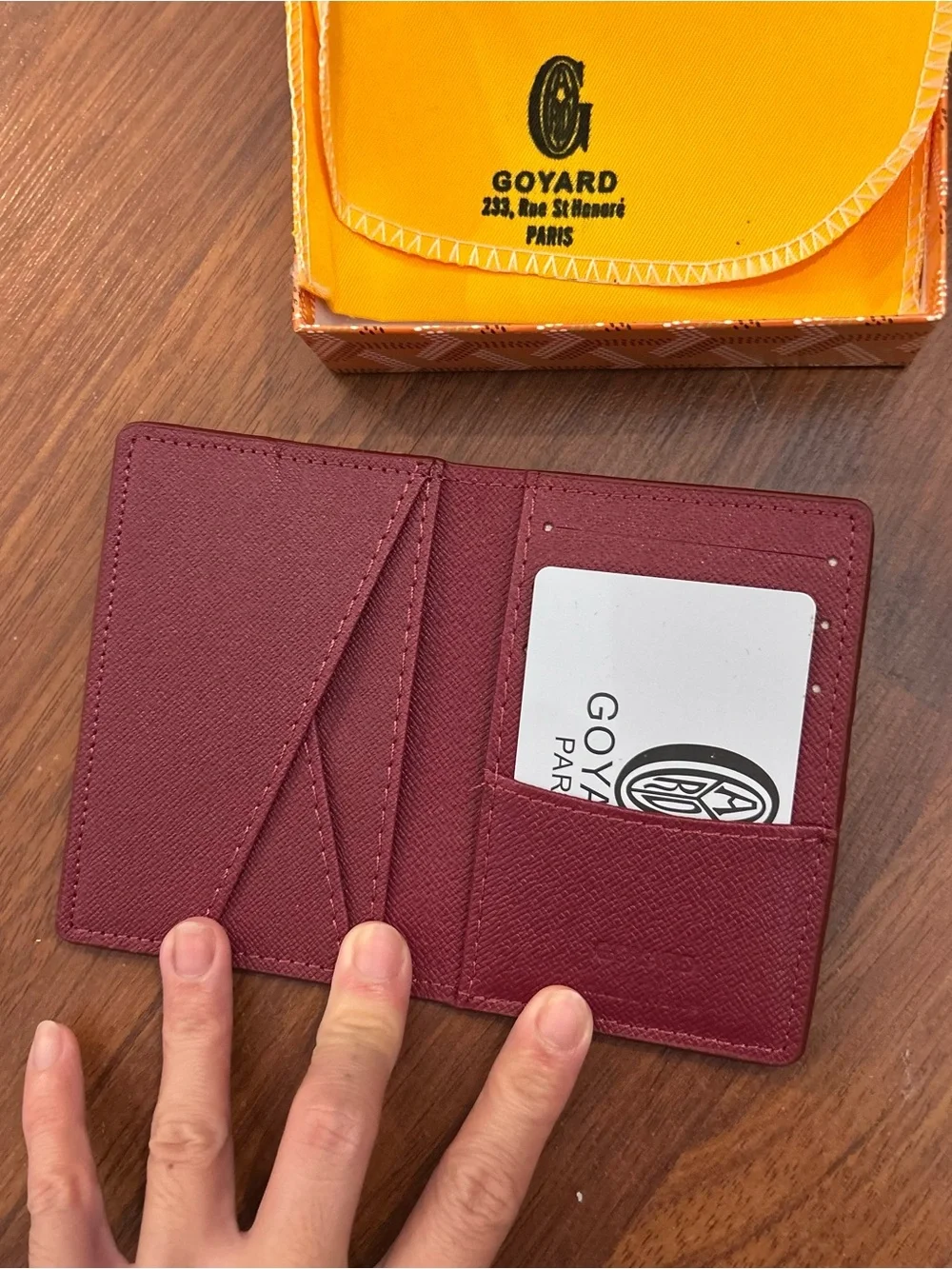 N/A goyard wallet
